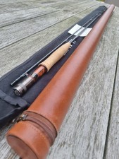 Fliegenrute fly rod Gatti FR-Master Klasse #5 in 9 Fuss im exklusiven Lederrohr