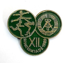 DDR Abzeichen XII. Spartakiade