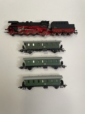 DDR Eisenbahn TT Zeuke Dampflok BR 23 1111 mit Personenwagen 60er Jahre