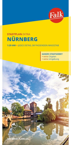Falk stadtplan extra nürnberg - stadtplan,