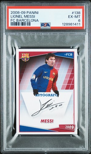 Messi 138 autogramm fc - messi,