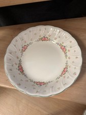 Nikko Tableware Japan Regina - rosa Blüten - Suppenteller / Suppenschale 19cm