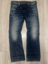 Diesel Jeans Herren Blau Neu Original W32 L32 Zatiny