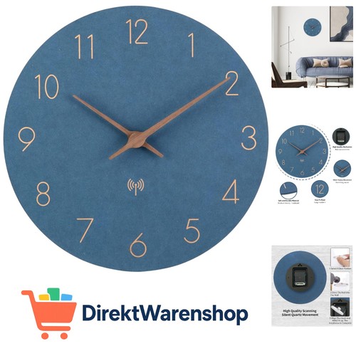 Funkuhr wanduhr mdf - funkuhr,