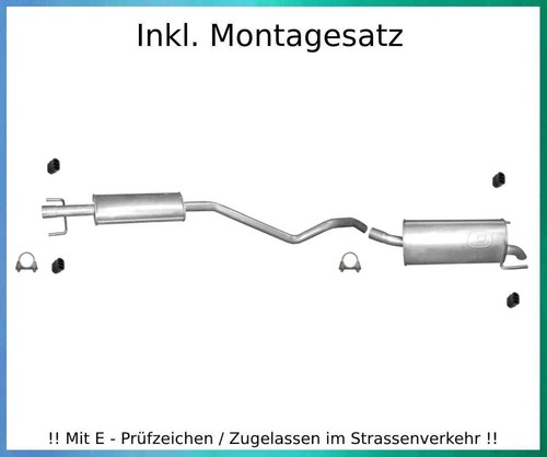 Auspuffanlage für opel astra - auspuffanlage,