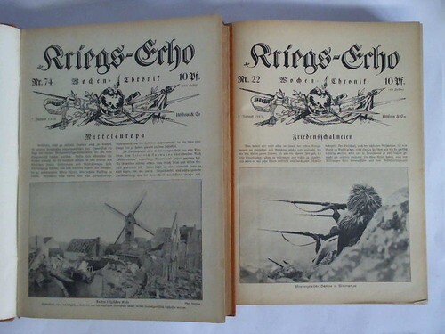 Kriegs echo wochen chronik - kriegs-echo:,