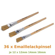 36 x Emaillelackpinsel