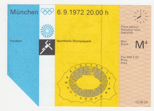 Olympia 1972 ticket - olympia,