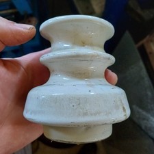 großer Keramikisolator, Ausführung aus DDR Zeiten von 1987