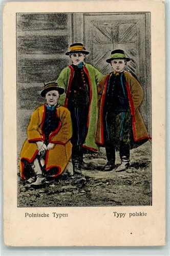 Polnische typen tracht - polnische,