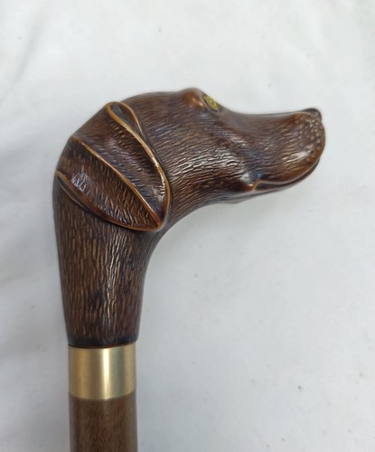 Klassischer hundekopf holz - ,