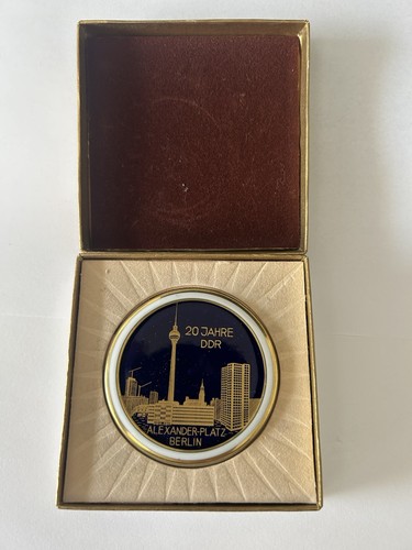 Weimar porzellan ddr medaille - porzellan,