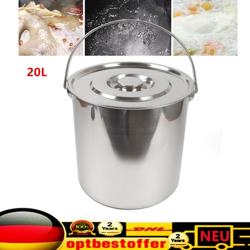 20l großraumtopf edelstahl - 20l,