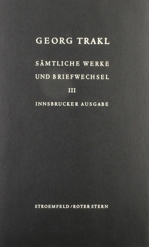 Georg trakl eberhard - trakl,,