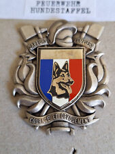 Badge Orden Feuerwehr Frankreich France Sapeurs Pompiers Hundestaffel Dog