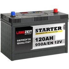Starterbatterie 120Ah  950A Batterie Schlepper Traktor Frontlader Trecker Unimog