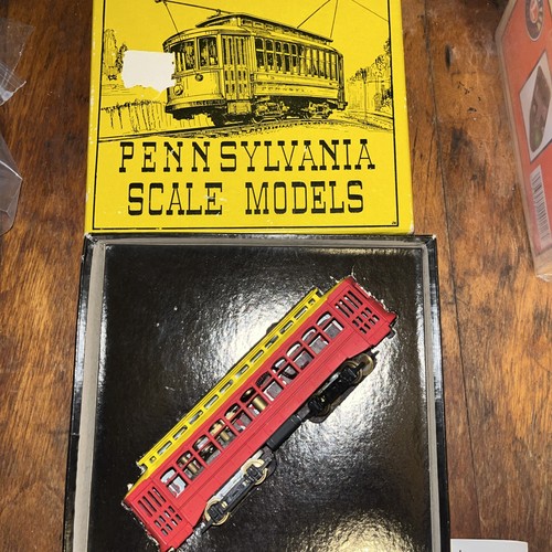 Vintage scale model trolley - vintage,