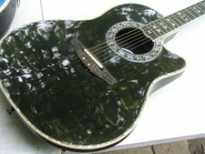 sehr schöne ältere schwarze Ovation Gitarre Custom Legend 1869 von 1988