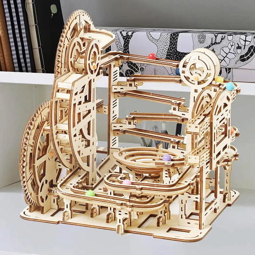 Holzpuzzle kugelbahn - holzpuzzle,