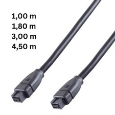 9-pin - 9-pin FireWire Kabel IEEE 1394b Stecker 800 Mhz Mbps 1m 1,8m 3m 4,5m