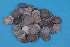 Kaiserreich Lot 100 Stück 1/2 Mark Silber Jaeger 16