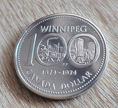 Kanadischer silberdollar 1974 - kanadischer,