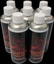 8 Aerosol Flammenspray/Fire/Flame Fluid/Flammenprojektor/Neutrale Flammenfarbe