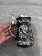 Vintage Antik Bierkrug Keramik mit  / MR Marzi & Remy 