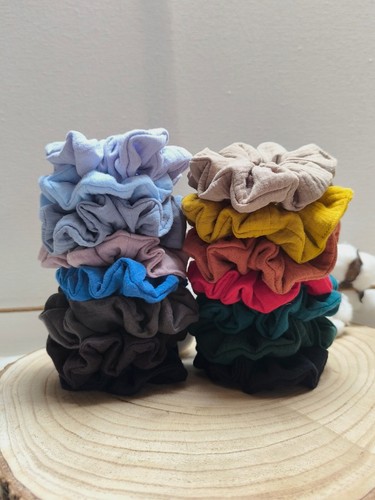 Handmade scrunchie musselin - scrunchie,