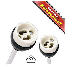 1-3-5-10-15x Brandschutz-Fassung GU10 Sockel 230V Halogen-Leuchtmittel LED-Lampe