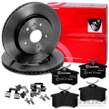 brembo BREMSSCHEIBEN + BELÄGE HINTEN für VW PASSAT 3BG 4motion + AUDI S4 B5