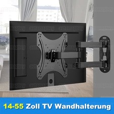 TV Wandhalterung Wandhalter ausziehbar 13 bis 42 zoll neigbar schwenkbar drehbar