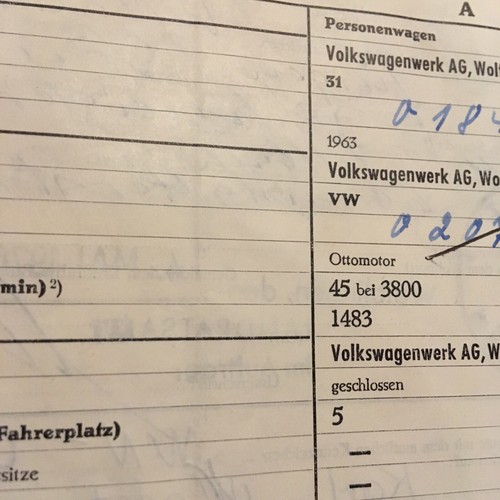 Volkswagen 1500 brief typ - 1500,