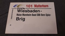 Zuglaufschild EC 101