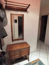 Garderobe Dielenschrank Wandschrank Regal Flur Schrank Schuhregal Antik Möbel 60