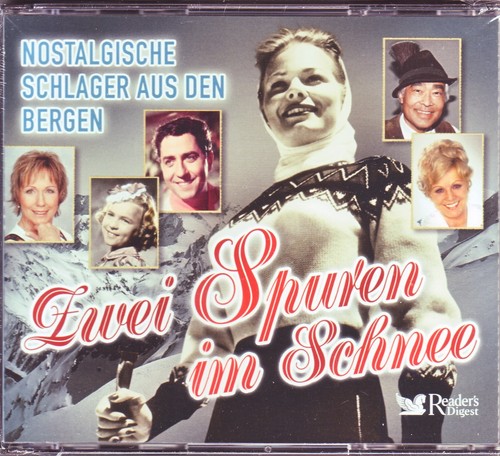 Zwei spuren schnee - zwei,