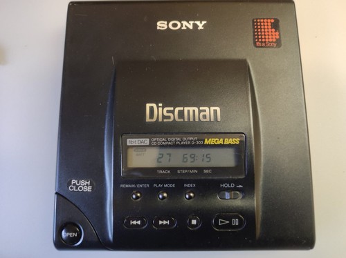 Sony 303 discman mega bass - sony, d-303