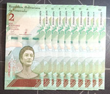Banknoten Venezuela, 10 x 2