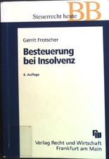 Besteuerung bei Insolvenz