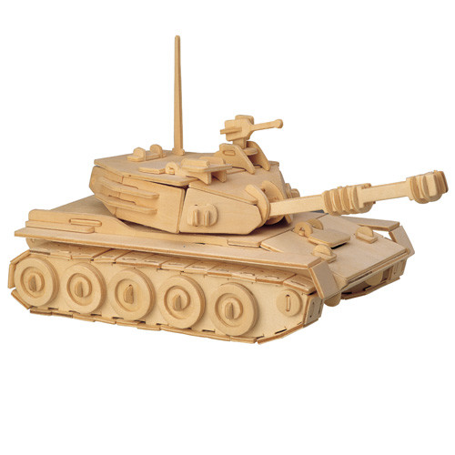 Panzer holzbausatz militär - panzer, 3d