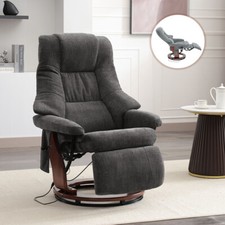 Mingone Massagesessel Loungesessel Sessel Wärmefunktion Fernsehsessel Fußstütze