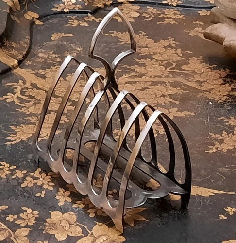 Antike toast rack mit - mit, 6