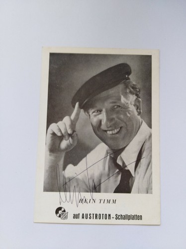 Hein timm signierte - hein, alte