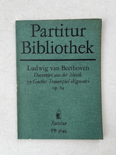 Noten.  Beethoven. Ouvertüre