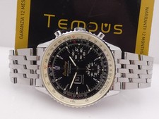 CHRONO BREITLING MONTBRILLAT SPATIOGRAPHE NAVITIMER A36030.1 WITH BOX STAHL UHR