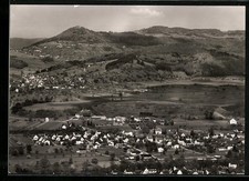 Rheinheim am Hochrhein, Ortsansicht aus der Vogelschau, Ansichtskarte 
