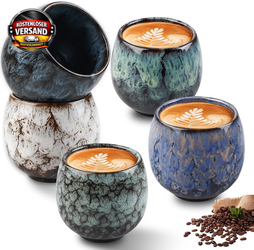 Espressotassen set 110ml - espressotassen,