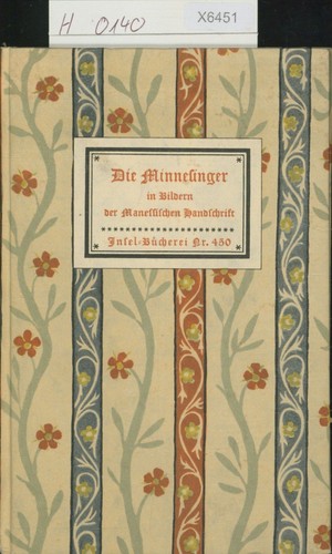 Die minnesinger bildern - minnesinger.,