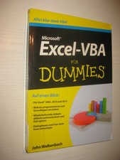 Excel-VBA für Dummies  von John Walkenbach , 1. Aufl. 2013