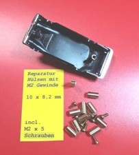 10 Reparaturhülsen ( 8,2 mm ) gedrehte Messing Ausführung